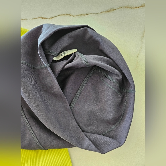 Zyia Active Neon Yellow Parallel Luxe Leggings Sz 4 - Picture 12 of 14